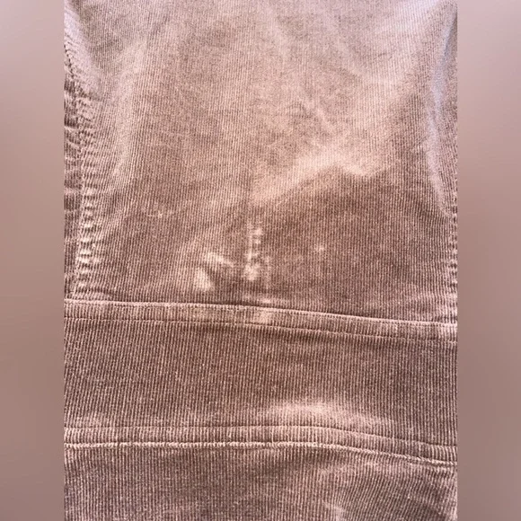 Y2K Zinc Corduroy Dark Brown Blazer Puff Shoulder Cropped Size Medium - Picture 9 of 12